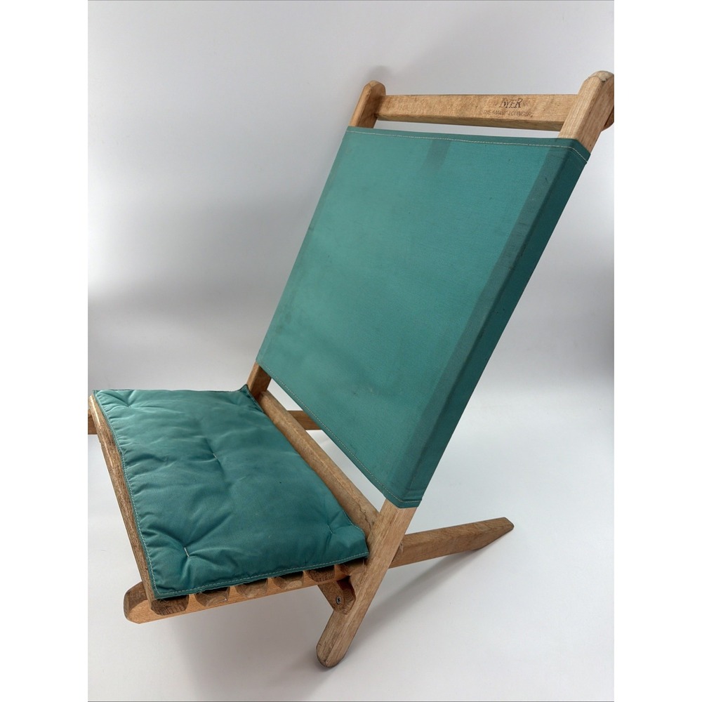 Byer Of Maine, The Maine Lounger 2 Piece Portable Chair Green Cushions, USA